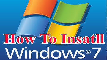 របៀប Install Windows 7 , How to Install Windows7