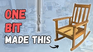De schommelstoel van mijn zoon maken met een enkele CNC-bit - Bestanden beschikbaar