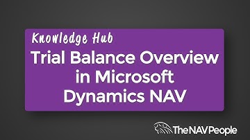 Trial Balance Overview
