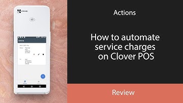 How to automate service charges on Clover POS
