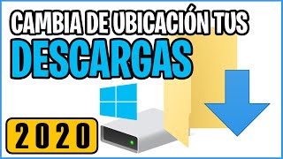 🔧 Cambiar ubicación CARPETA DESCARGAS windows 10 screenshot 1