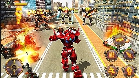 Robot Car War Transform Fight  - Best Android Gameplay HD #1