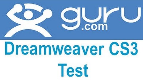 Guru Dreamweaver CS3 Exam Answers