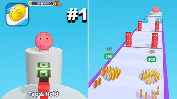 Coin Stack - New Release - Hyper Hybrid Casual - Gameplay Walkthrough (iOS & Android)