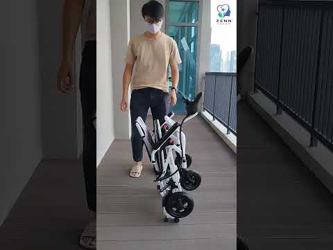 Ultra Lightweight Portable Electrical Wheelchair 500W 12AH Kerusi Roda Kerusi Bergerak 超轻折叠电动轮椅