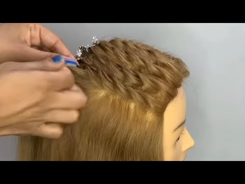 Видео: New Unique Hairstyle for Festive Season | Look your Best Hairstyle