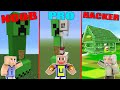 MINECRAFT: NOOB VS PRO VS HACKER - RUMAH CREEPER