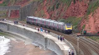 Railway on Sea Wall, Dawlish, Exeter–Plymouth Line