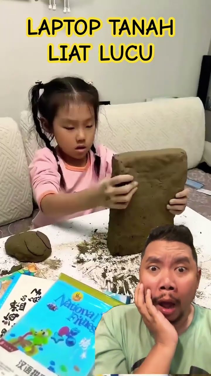 LAPTOP TANAH LIAT LUCU!!!? #funny #diy #baby #cute #comedy