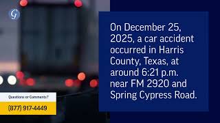 Victor Molnoskey Killed, 1 Injured in Car Accident on FM 2920 in Harris County, TX
