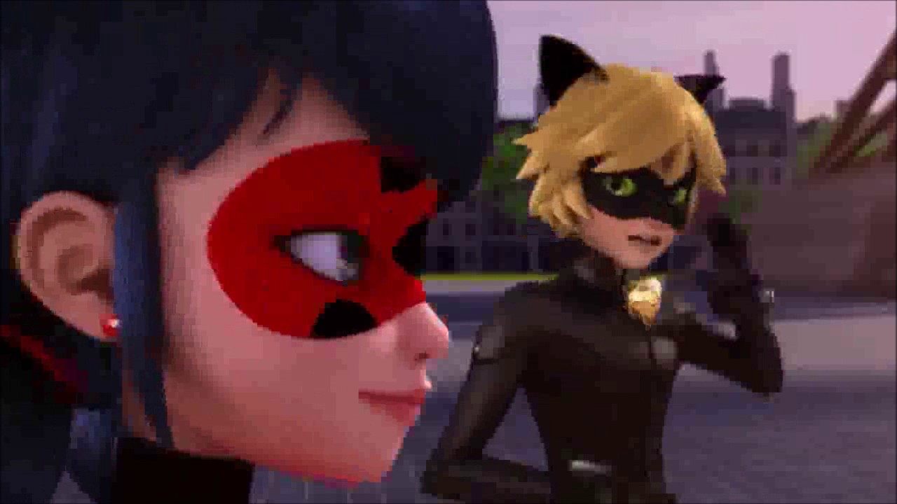 Oye niña Ladybug y Chat noir  (Ladynoir)