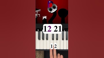 sprunki Purple (Durple) phase 3 piano tutorial #shorts