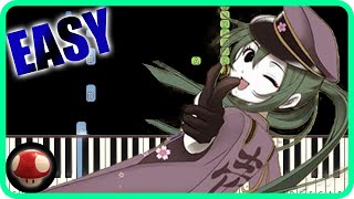 Video thumbnail of "Senbonzakura - Hatsune Miku - EASY Piano Tutorial(Synthesia) / 初音ミク『千本桜』のピアノ簡単初級楽譜を弾いてみた【ピアノ初心者練習用】"