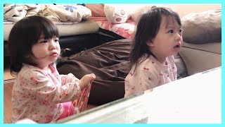 【TVに夢中📺】アンパンマン大好き姉妹❤️【Anpanman】