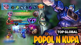 Popol And Kupa Best Build 2023 [ Top Global Popol Kupa Gameplay ] GOLOGOSO(MON) - Mobile Legends
