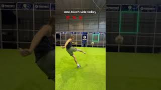 One-Touch Side Volley At Footbot