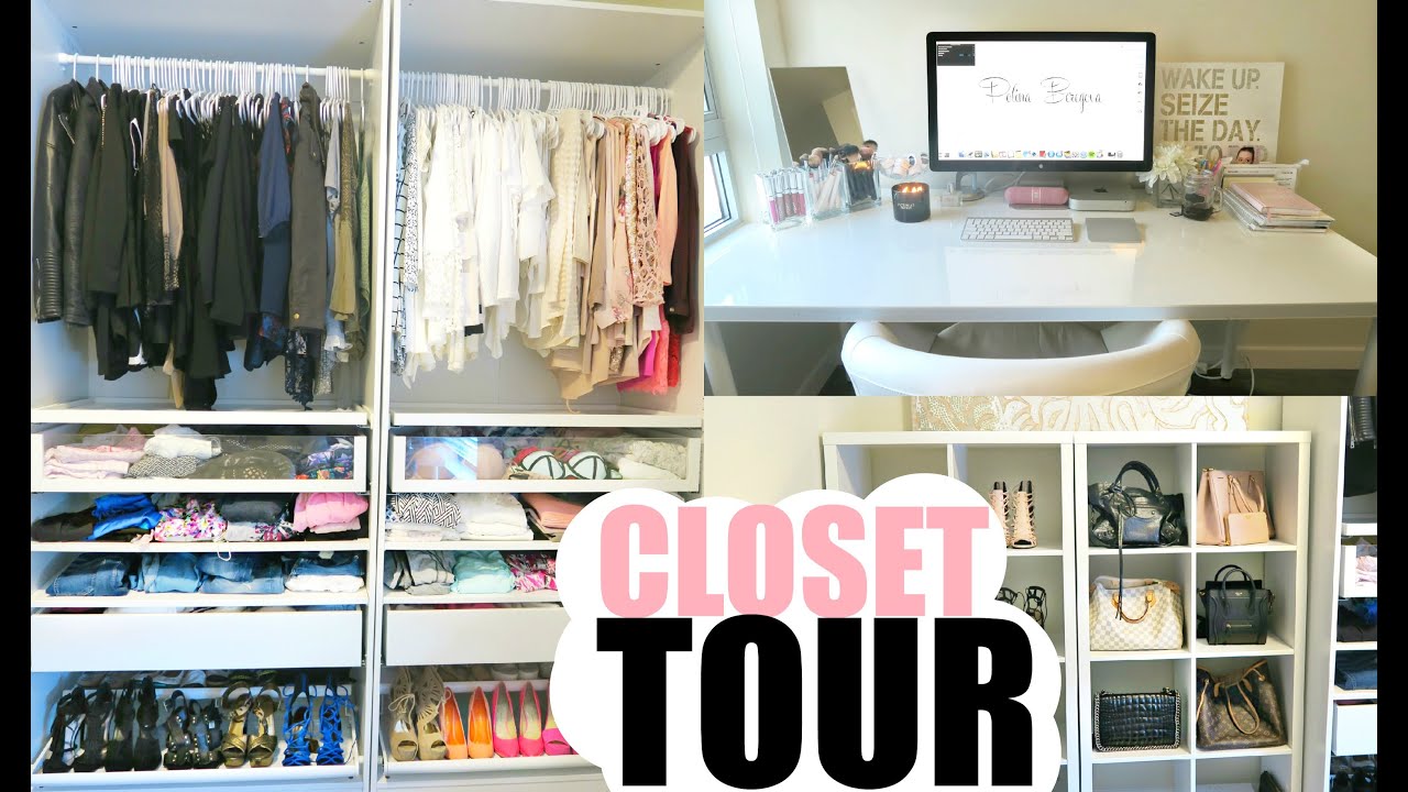 walk in closet filming room tour my la apartment youtube