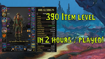 WoW: Get to Item level 390 in 2 hours! Gearing guide for new alts