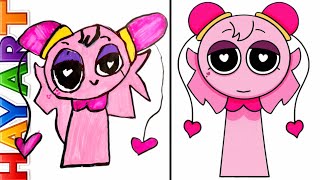 How to Draw Sprunki Pink