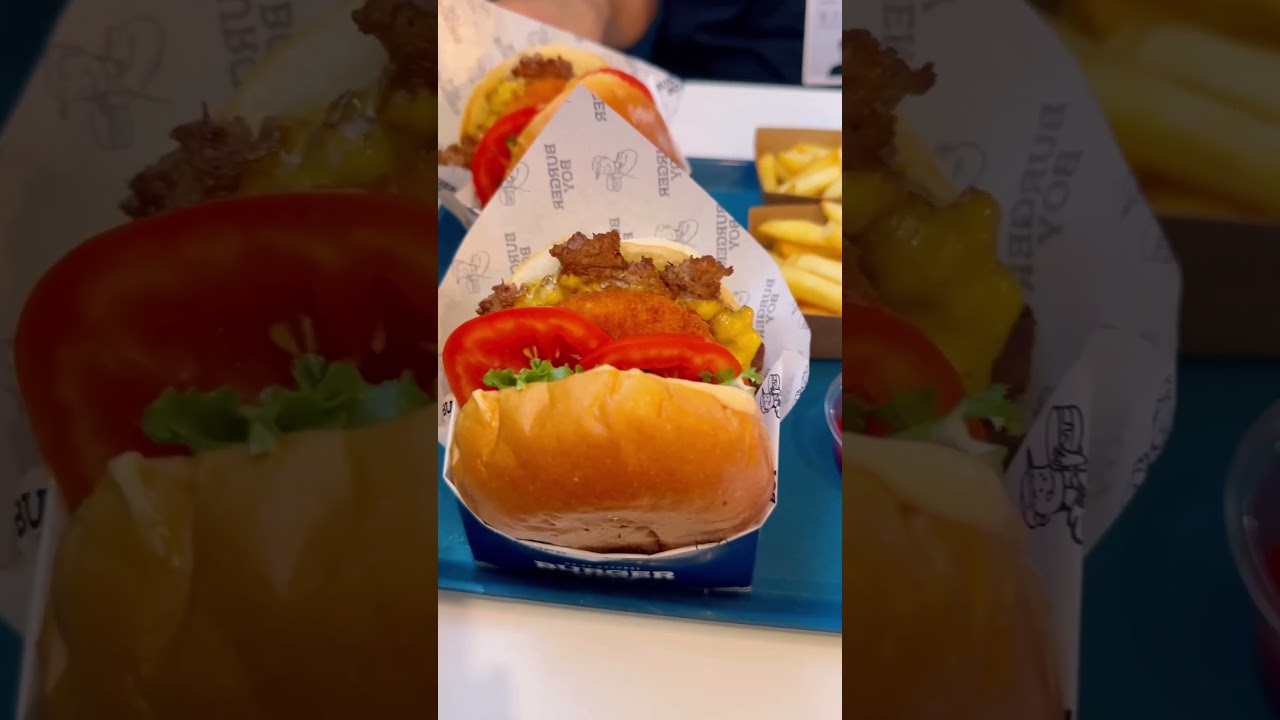 Have you tried homemade burgers in Korea? 