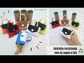 👜Bolsinha Reciclando rolo de papel e EVA (fácil) 👜 Bag Recycling paper roll and foam (Easy) ♻️