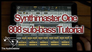 Synthmaster One 808 bass tutorial on iOS