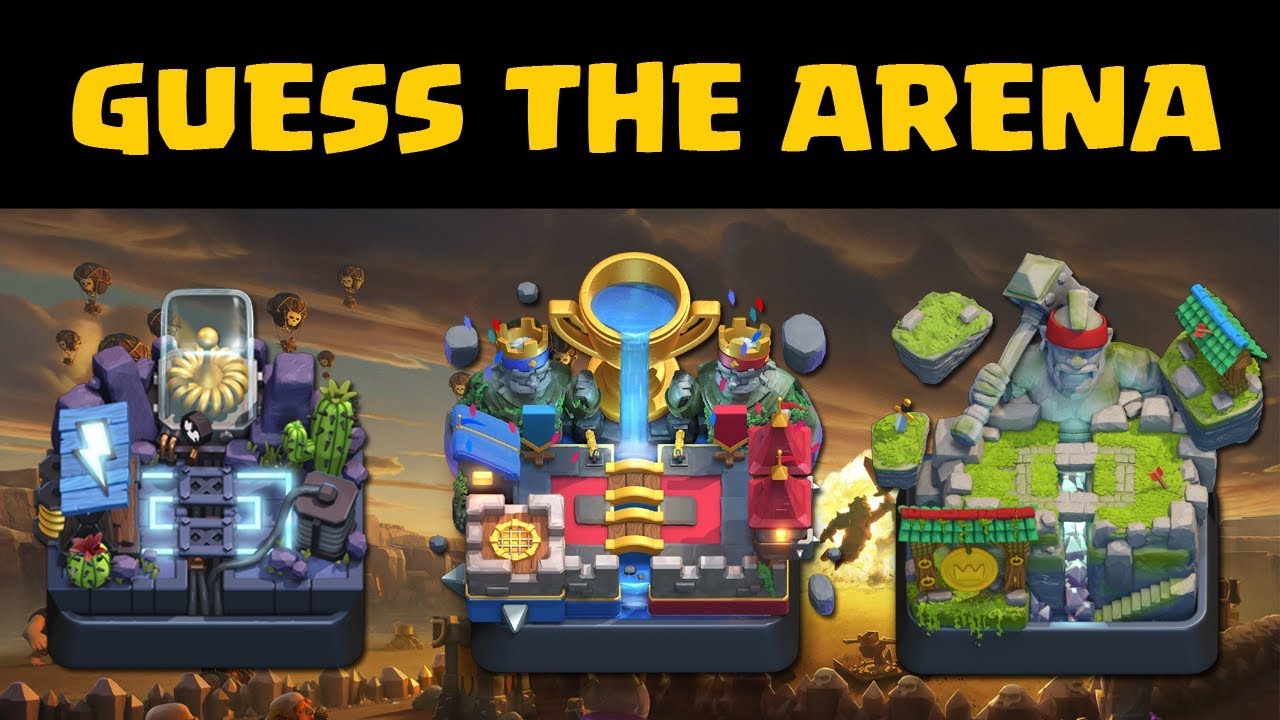 Guess the arena sound clash royale youtube