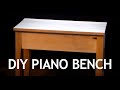 DIY Custom Piano Bench