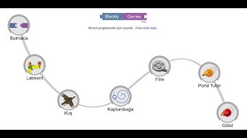 EBA Blockly Games  | Labirent Oyunu ( Seviye  7 - 10 )