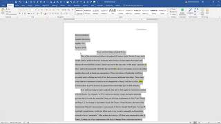 How to Center Your Title and Apply One-Inch Margins in Word 2016