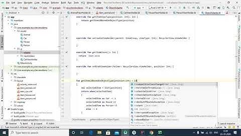RecyclerView with Different Items Part 3