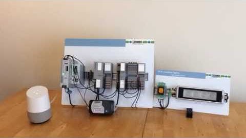 PLCnext Technology - controlled by Google Home