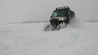 Can Am DEFENDER IN 32INCH Of Snow