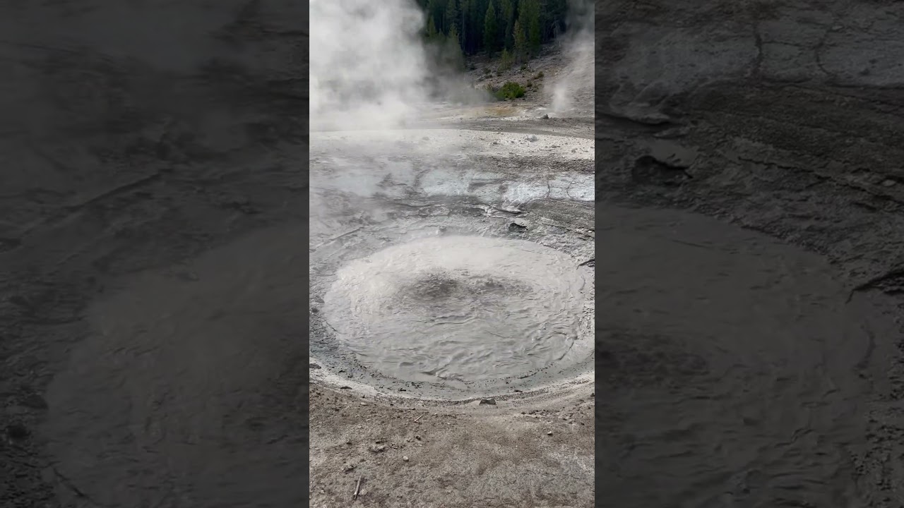 Yellowstone’s Boiling Earth: Bubbling Mud In Action 