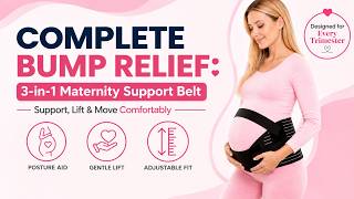 Relieve Belly & Lower Back Pressure: The Best 3-in-1 Maternity Belt screenshot 1