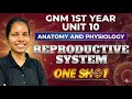 Reproductive System One Shot | Unit 10 | Most Imp Questions | GNM 1st Year | Anatomy and Physiology