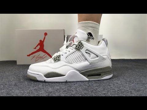 jordan 4 oreo white on feet