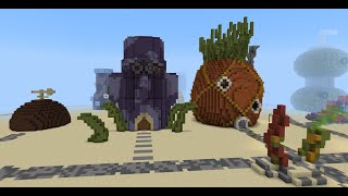 MCPE/MCBE Spongebob Bikini Bottom Map Review (Download in description) screenshot 4