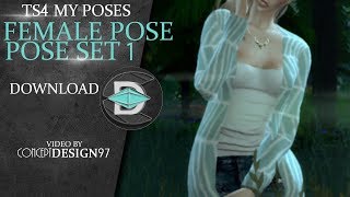 The sims 4 - pose 1 female || Custom Content [Download]