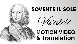 Sovente Il Sole Amazing Video - Vivaldi (Nathalie Stutzmann) with Lyrics + Translation