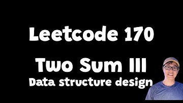 Two Sum III - Leetcode 170 (Premium) Data Structure Design Java Python Javascript Two Pointers