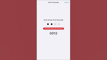 Entering The Screen Time Passcode Until It Unlocks Part 13