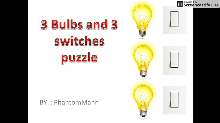 Interview puzzle with answers | 3 bulbs and 3 switches