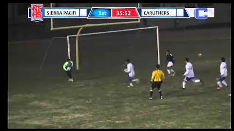 Caruthers goalie makes diving stop of penalty kick