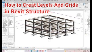 1.How to create level and grid in Revit structure