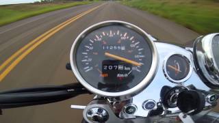 Top speed Mirage 250 - Passando dos 160 Km/h