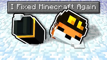 So I Fixed Minecraft with TERRIBLE Ideas...