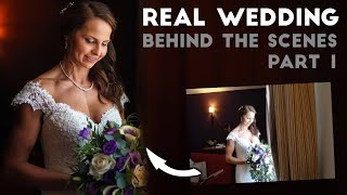 Wedding photography BEHIND THE SCENES  One camera One lens