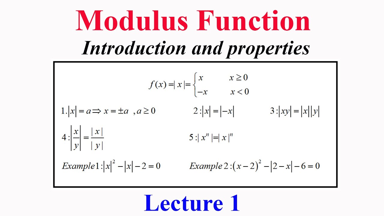 Mod function