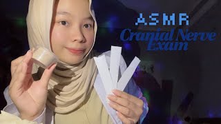 ASMR CRANIAL NERVE EXAM👩⚕️🦴 | DOCTOR ROLEPLAY, SOFT SPOKEN